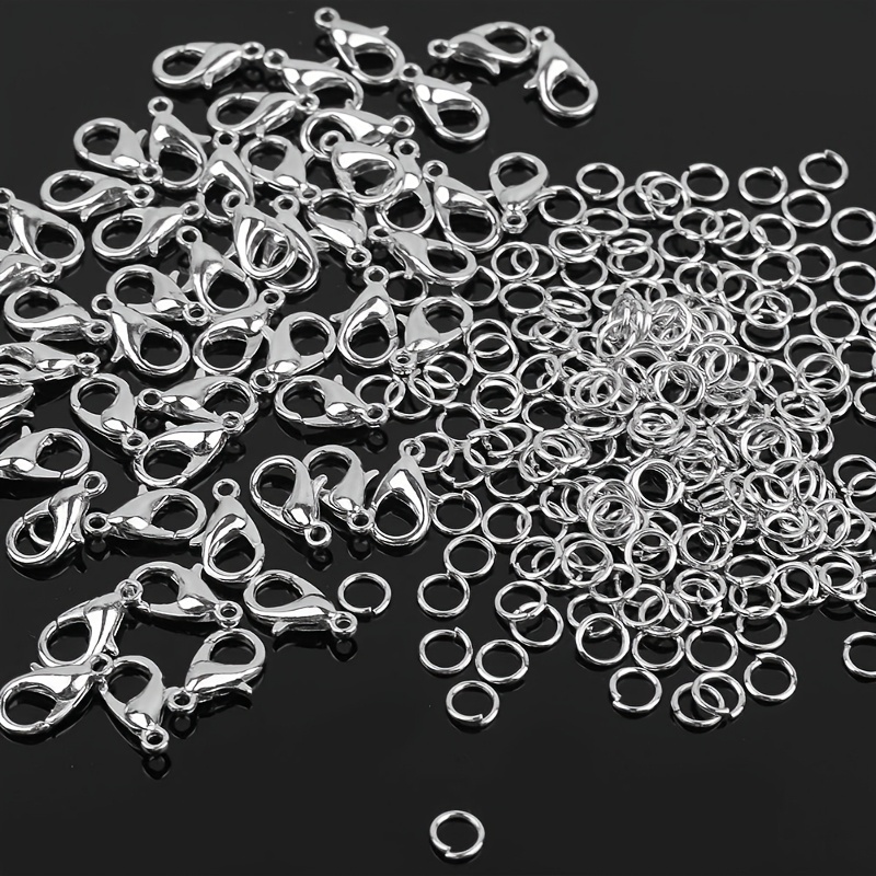 Jewelry Making Pieces - 1/2/300 Stück Karabinerverschlüsse Offene Biegeringe Kombi-Set