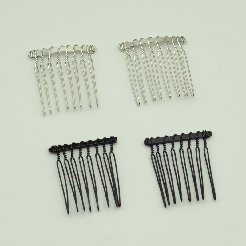 Jewelry Making For Kids - 20PCS 8 zähne Schwarz Silber Plain