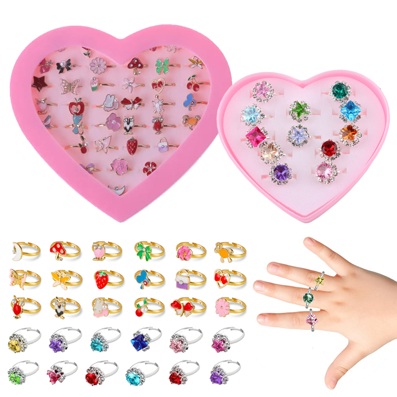 Jewelry Making For Kids - Kinder Ringe Einstellbar Exquisite Schmuck Cartoon