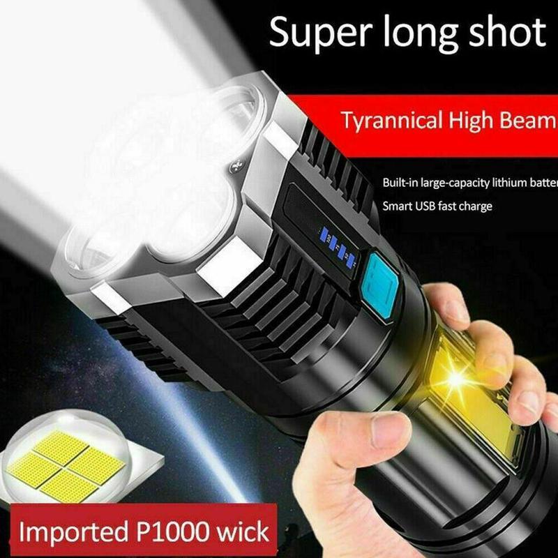 Jewelry Making Torch - Hochleistungs-LED-Taschenlampe Camping-Taschenlampe mit 4 Lampenperlen und