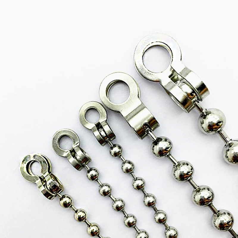 Jewelry Making Knots For Clasps - 30 Stück Edelstahl-Kugelketten-Verbindungsverschlüsse, passend für 2,0/2,4/3,2/4/5/6/8