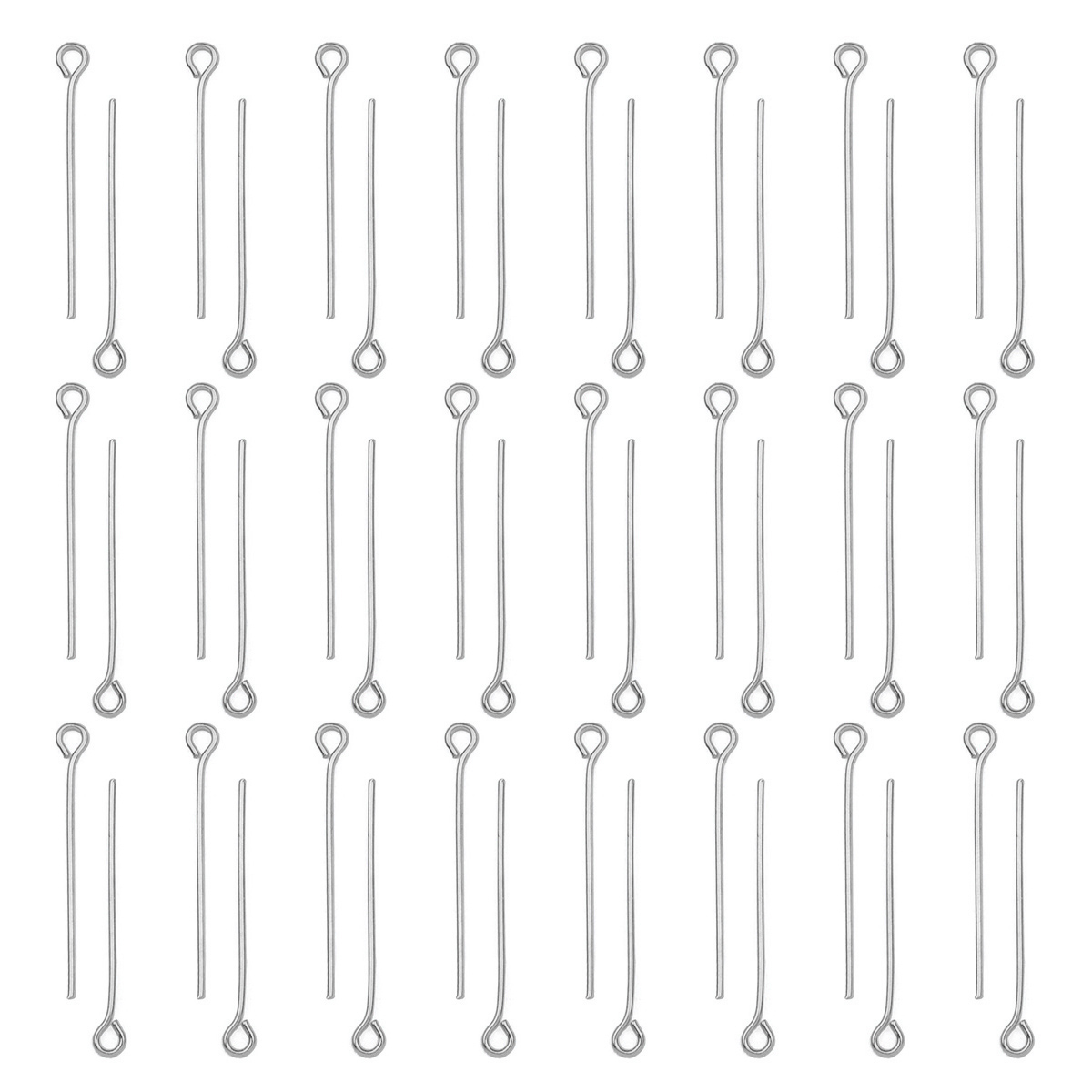 Jewelry Making Pieces - 100 Stück/Set Edelstahl Ösennadeln DIY Schmuckzubehör