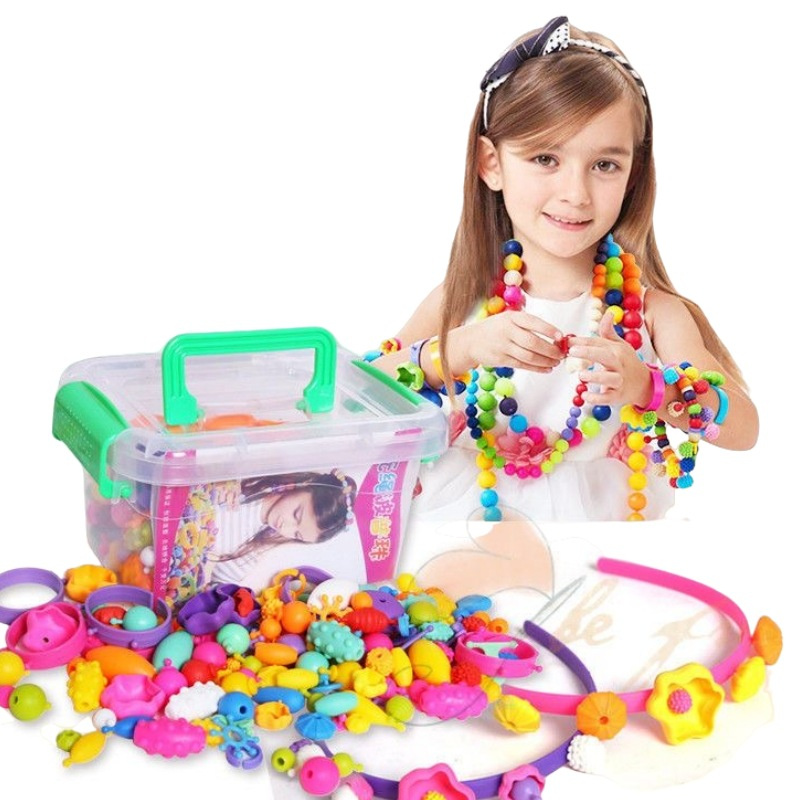 Jewelry Making For Kids - DIY Pop Perlen Mädchen Spielzeug Kreativität