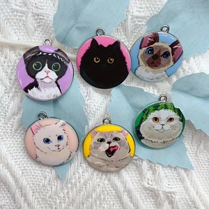 10 Stück Cartoon-Tier-Katzen-E – Jewelry Making Necklaces Bewertung und Preis