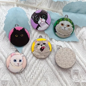 10 Stück Cartoon-Tier-Katzen-E – Jewelry Making Necklaces Bewertung und Preis