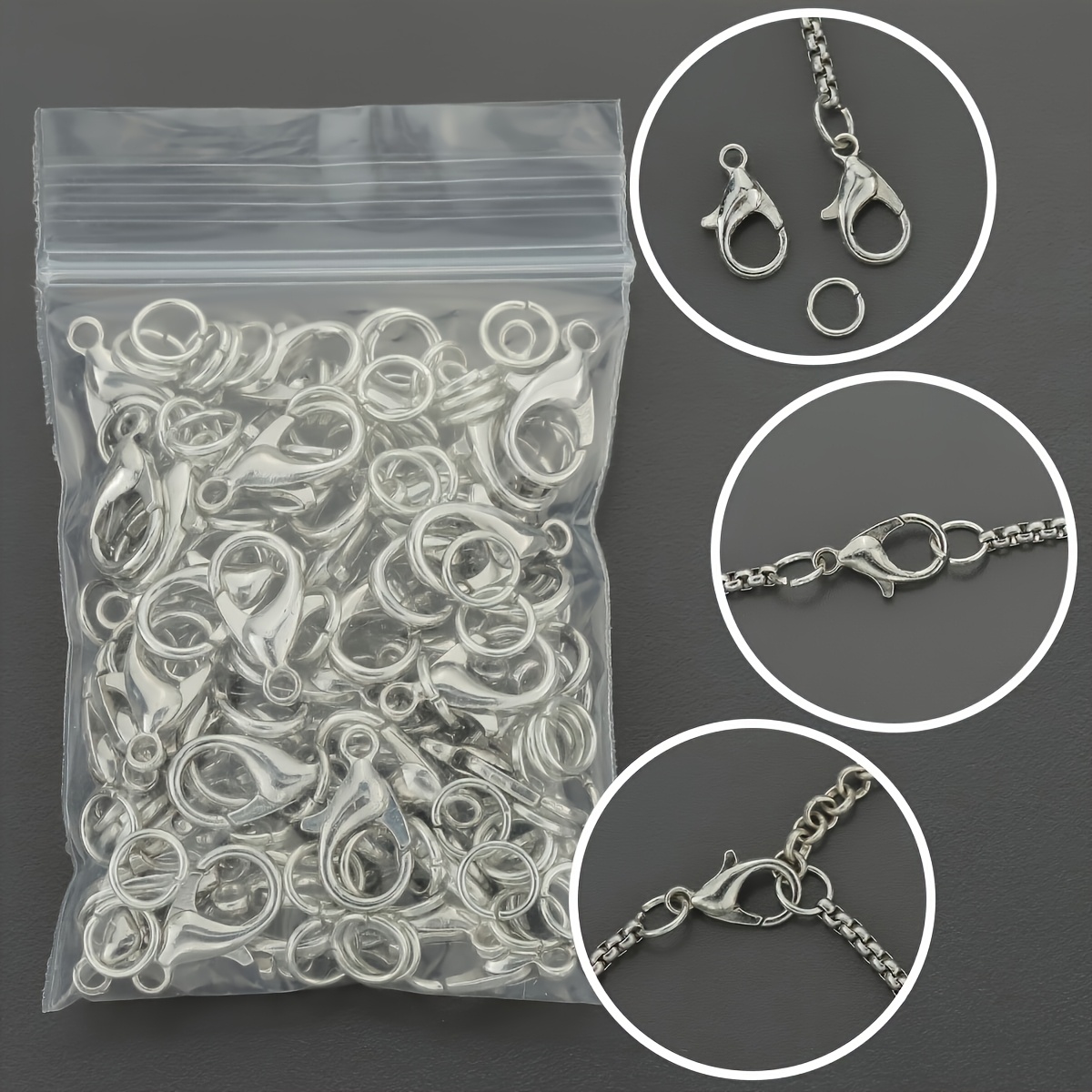 1/2/300 Stück Karabinerverschl – Jewelry Making Pieces Bewertung und Preis