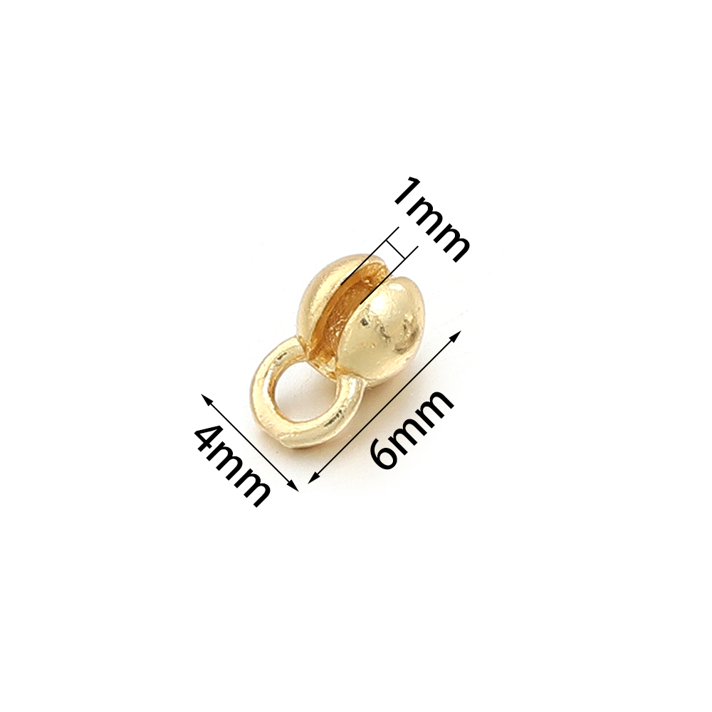 10 Stück 18K vergoldete Quetsc – Jewelry Making Necklaces Bewertung und Preis