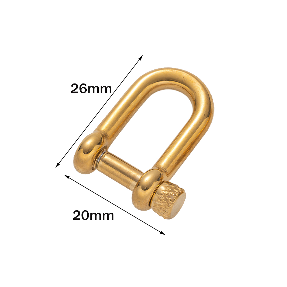 1 Stück 304 Edelstahl D-Ring A – Jewelry Making Findings Bewertung und Preis