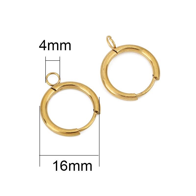 10 Stück PVD verblasst nie Ohr – Jewelry Making Findings Bewertung und Preis