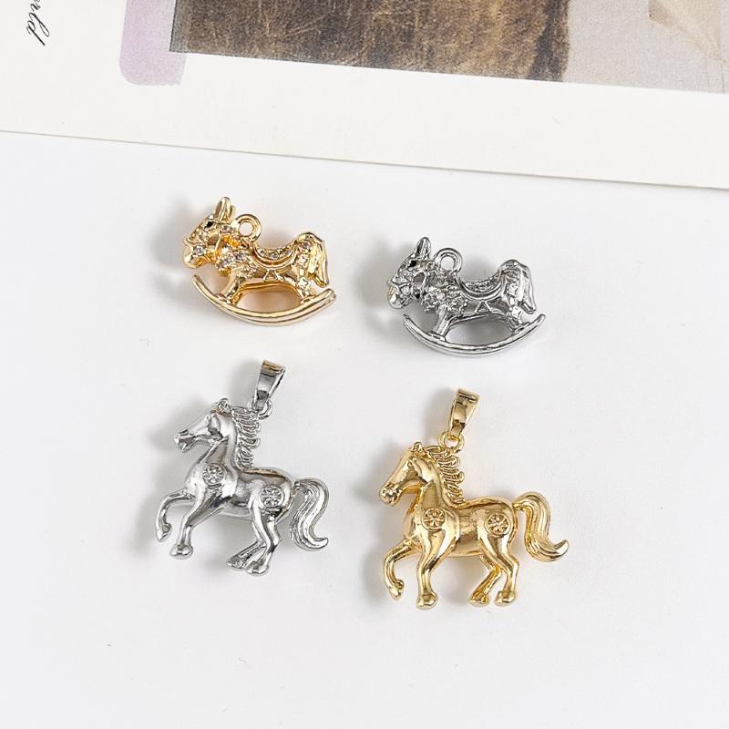 [HS][LA]1 Stück Pony-Anhänger  – Jewelry Making In La Bewertung und Preis