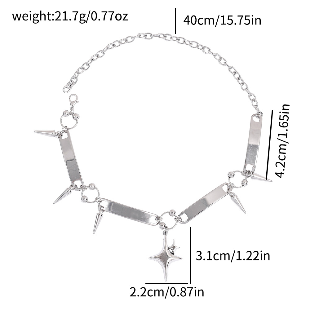Punk Star Nietenhalskette, Roc – Jewelry Making Necklaces Bewertung und Preis
