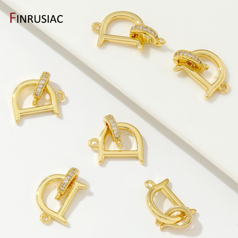 18K vergoldete Messingverschlü – Jewelry Making Pieces Bewertung und Preis