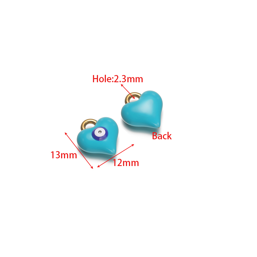 5 Stück Edelstahl-Emaille-Herz – Jewelry Making For Kids Bewertung und Preis