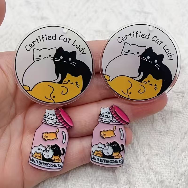10 Stück niedliche Katzenanhän – Jewelry Making Necklaces Bewertung und Preis