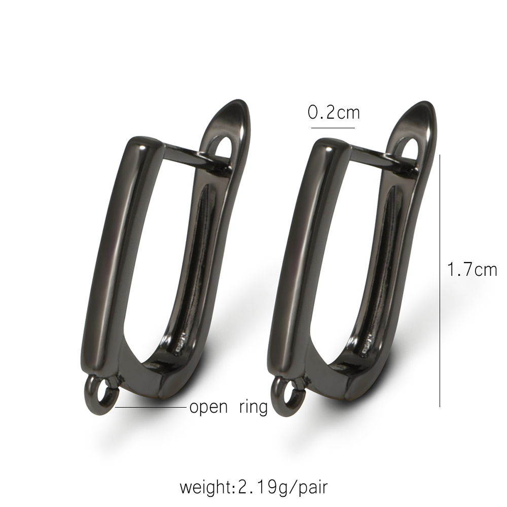 YANASI 1 Paar Waffen-Schwarz M – Jewelry Making Findings Bewertung und Preis