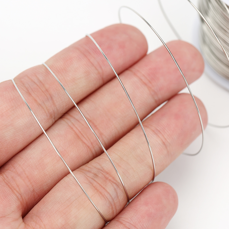 1 Rolle Edelstahl 0,2 0,3 0,4  – Jewelry Making Yarn Bewertung und Preis