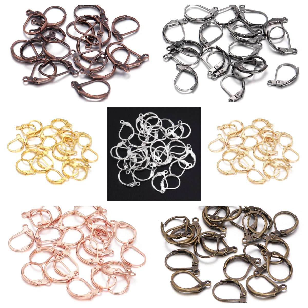 50 Stück/Lot Hypoallergene Ohr – Jewelry Making Findings Bewertung und Preis