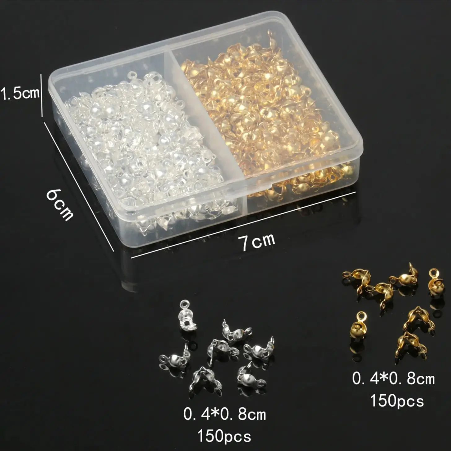 300 Teile/los 4x8mm Edelstahl  – Jewelry Making Knots For Clasps Bewertung und Preis